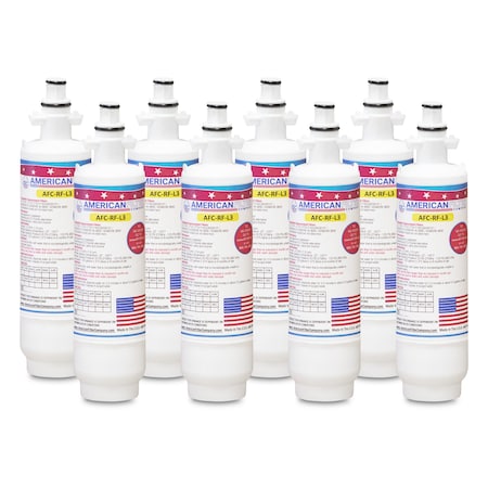 AFC Brand AFC-RF-L3, Compatible To LG ADQ36006102S Refrigerator Water Filters (8PK) Made By AFC